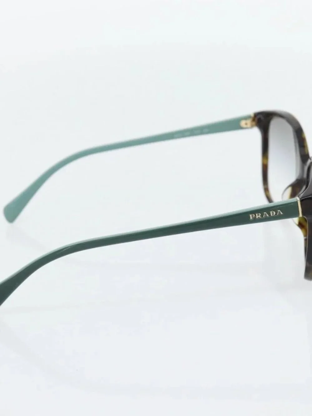 PRADA Sunglasses plastic Green Auth
